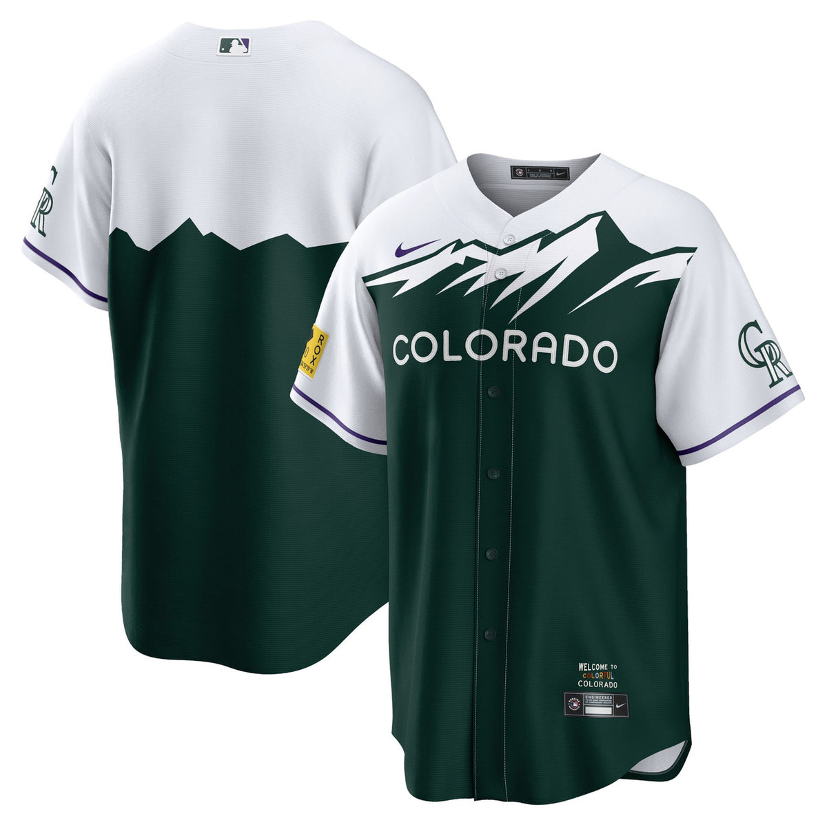 Colorado Rockies Nike City Connect Limited Team Jersey - Green