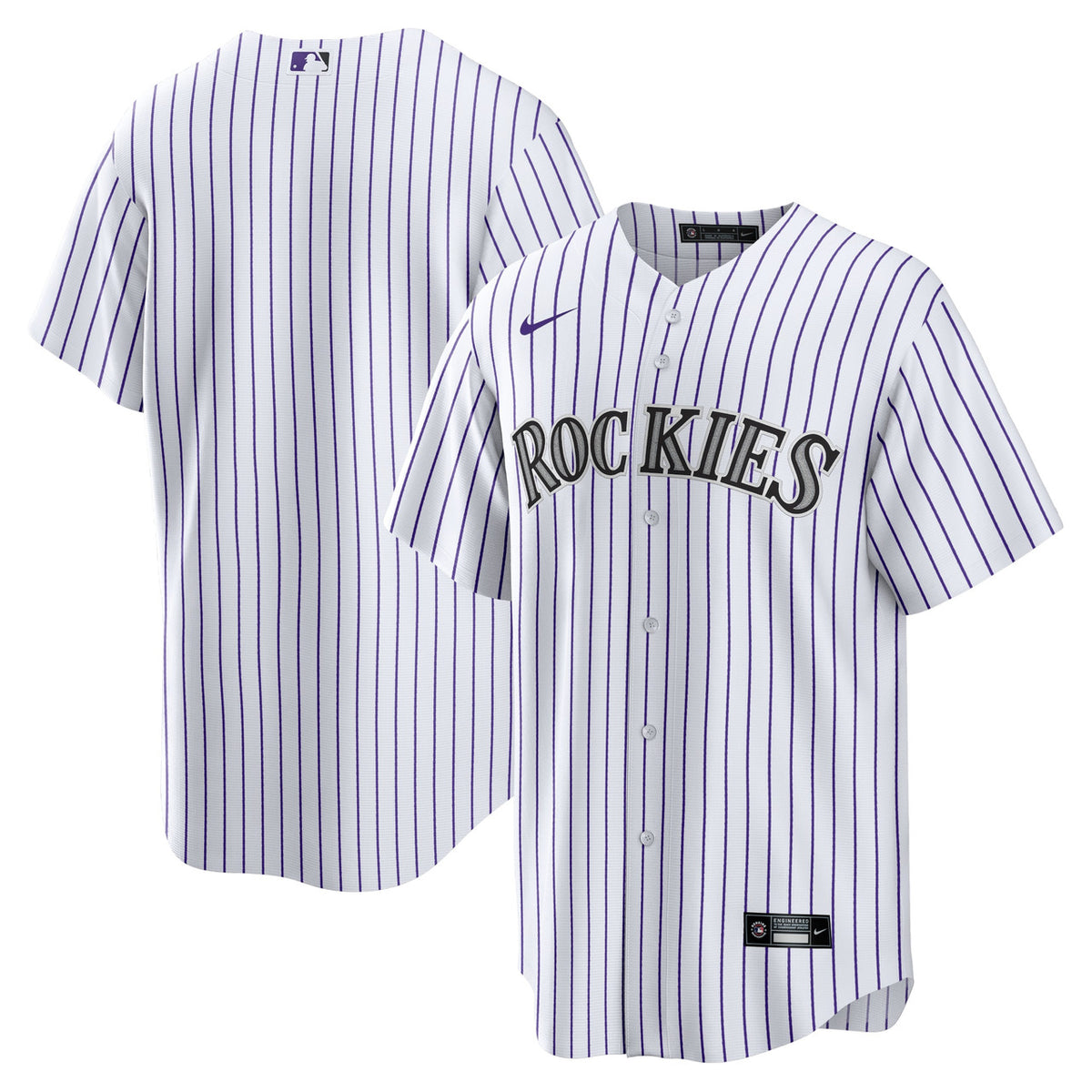 Colorado Rockies Nike Home Limited Team Jersey - White