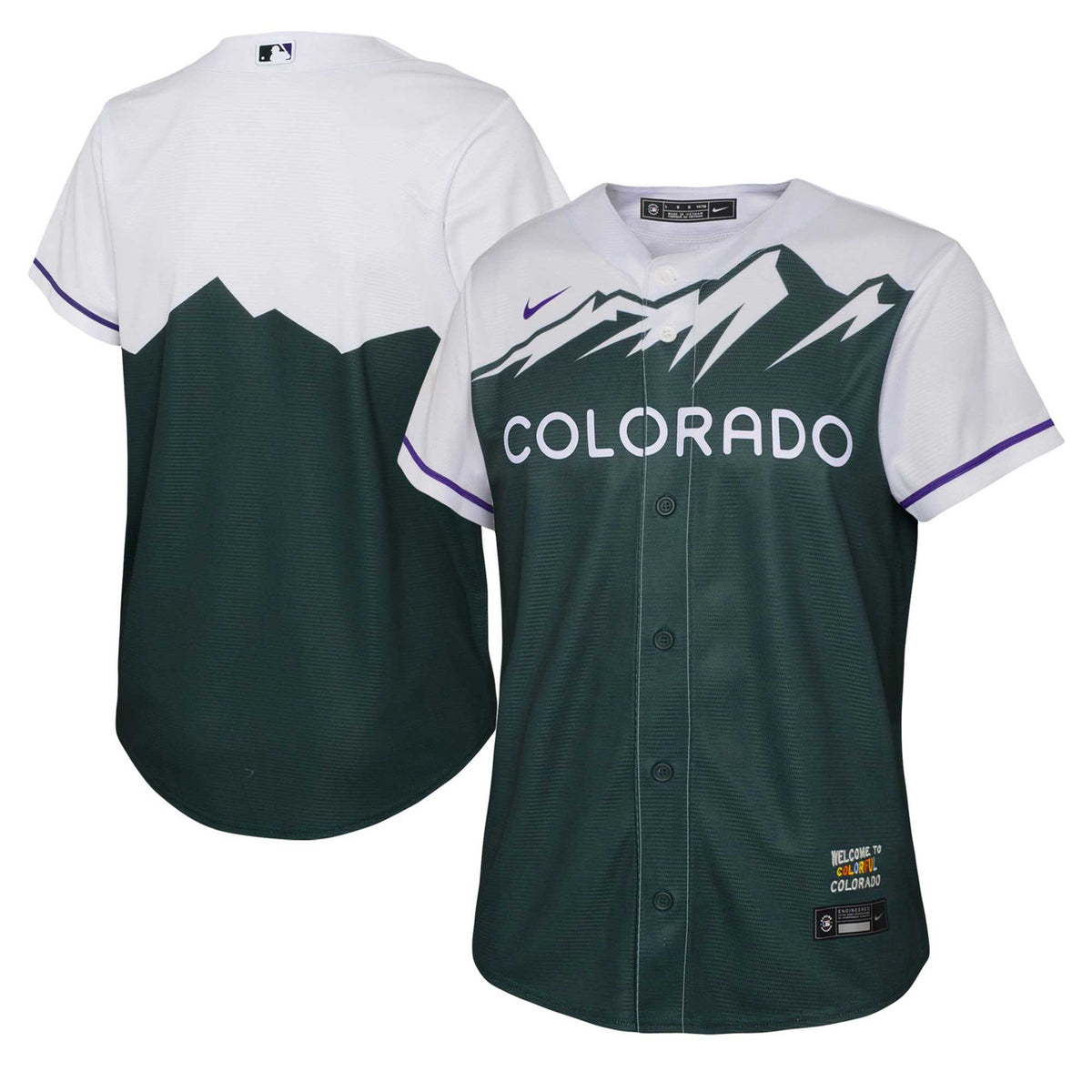 Colorado Rockies Nike Youth City Connect Limited Team Jersey - Green