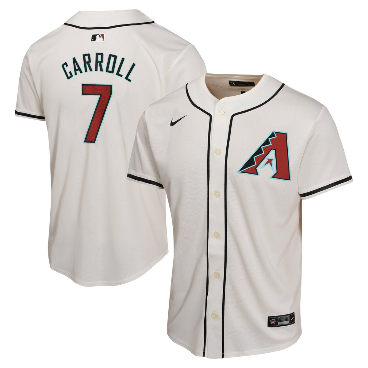Corbin Carroll #7 Arizona Diamondbacks Nike Youth Home Limited Player Jersey - White