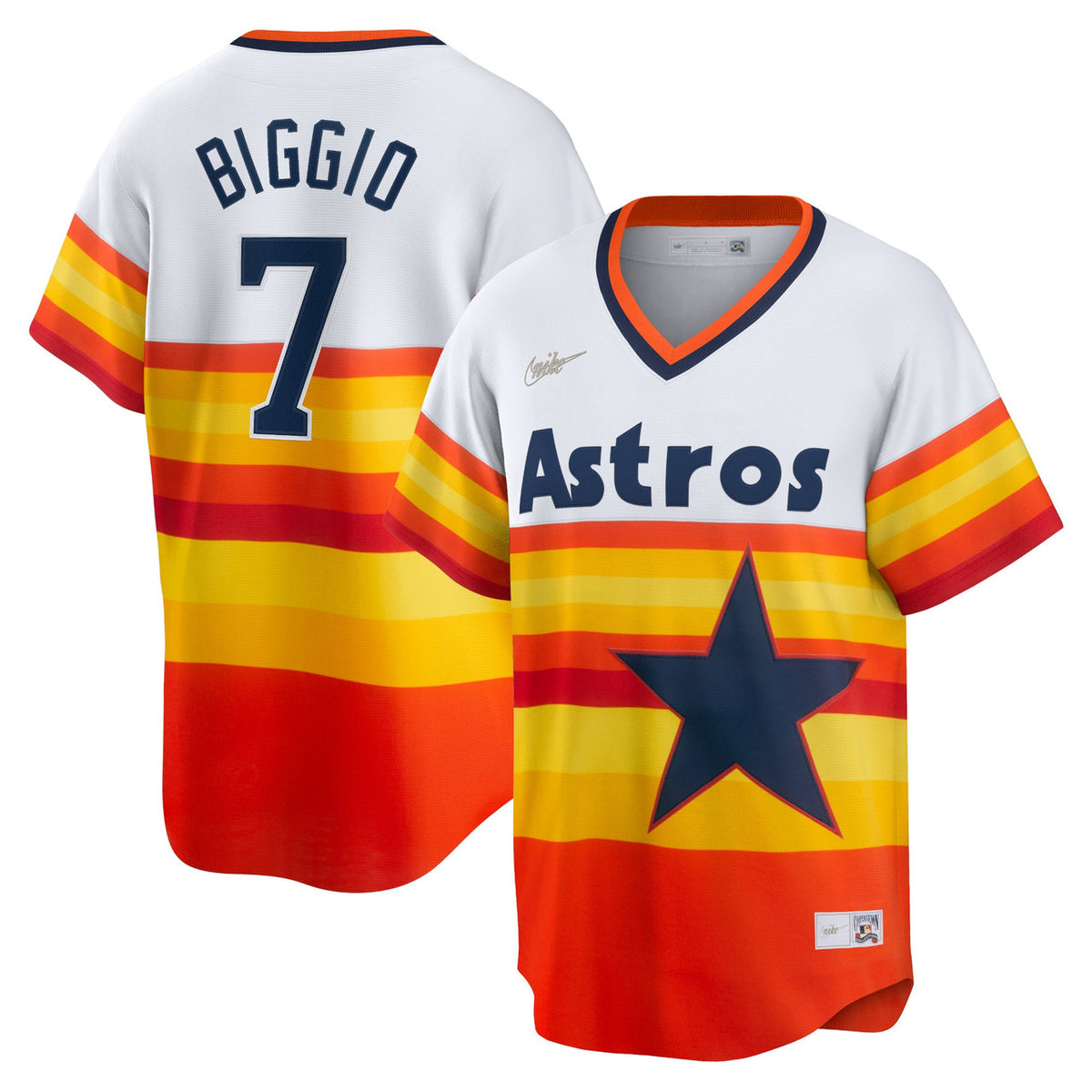 Craig Biggio #7 Houston Astros Nike Home Cooperstown Limited Player Jersey - White