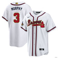 Dale Murphy #3 Atlanta Braves 2022 World Champions Trim Limited Jersey - Gold