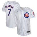 Dansby Swanson #7 Chicago Cubs Youth Limited Player Jersey - White