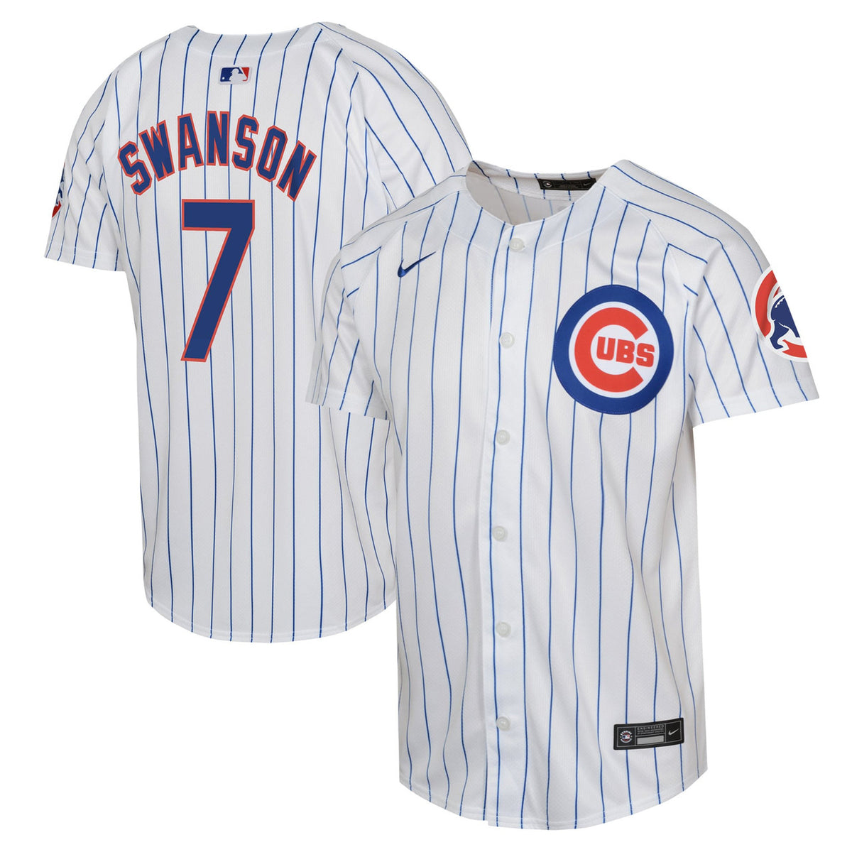 Dansby Swanson #7 Chicago Cubs Youth Limited Player Jersey - White