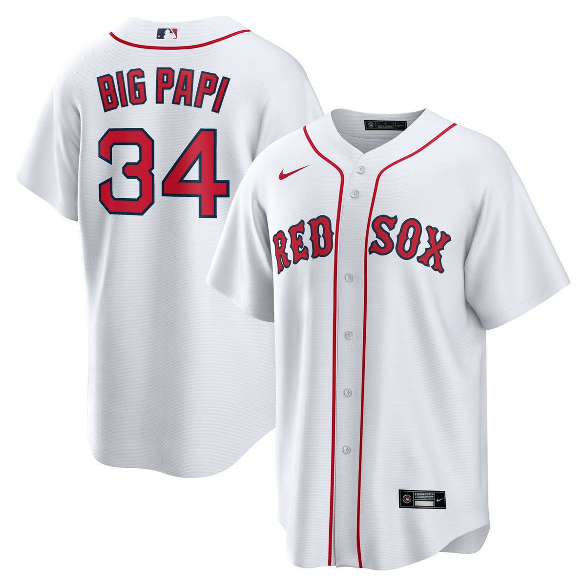 David Ortiz #34 Boston Red Sox Nike Big Papi Limited Jersey - White