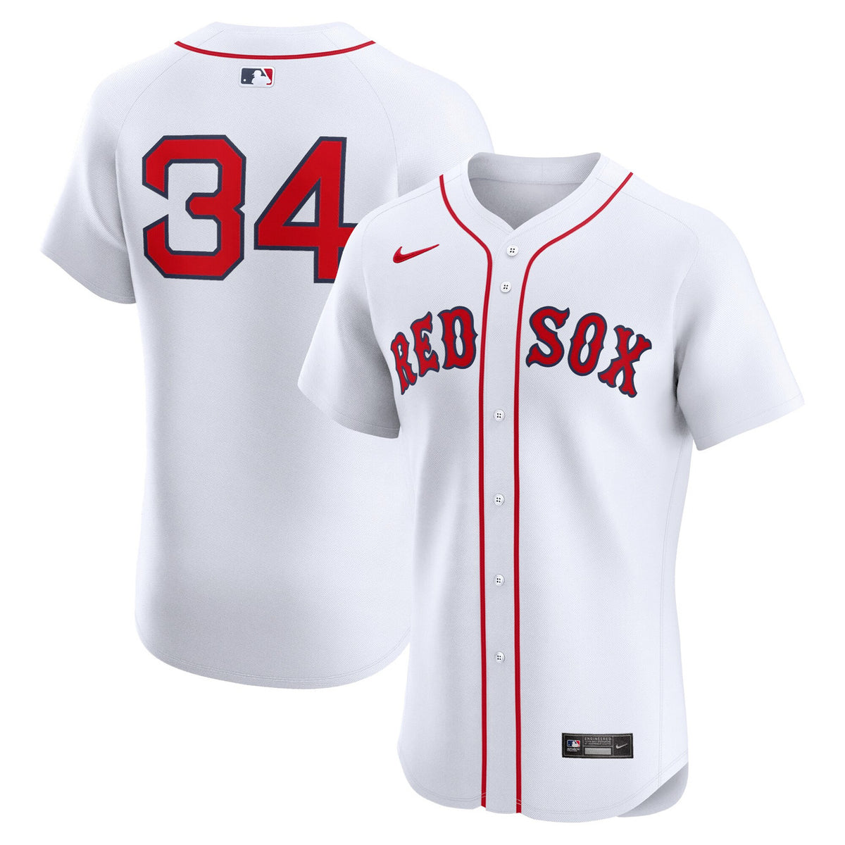 David Ortiz #34 Boston Red Sox Nike Home Elite Jersey - White