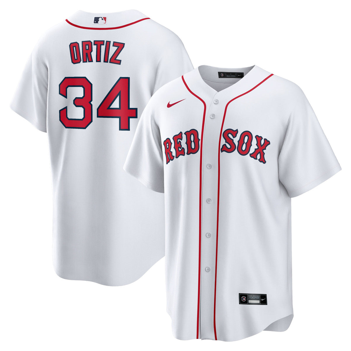 David Ortiz #34 Boston Red Sox Nike Home Limited Player Jersey - White