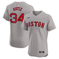 David Ortiz #34 Boston Red Sox Nike Road Elite Player Jersey - Gray