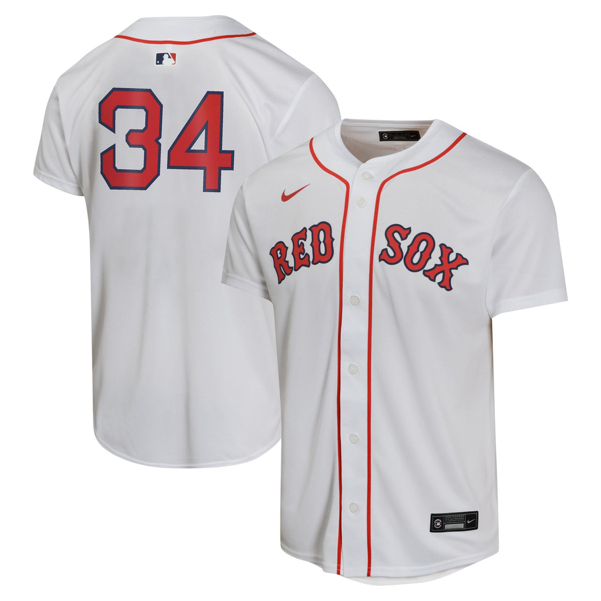 David Ortiz #34 Boston Red Sox Nike Youth Home Retired Limited Player Jersey - White