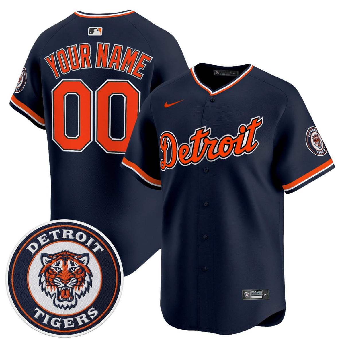 Detroit Tigers Limited Custom Jersey