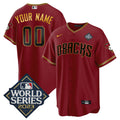 Arizona Diamondbacks 2023 World Series Cool Base V2 Limited Custom Jersey - Gold