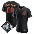Arizona Diamondbacks 2023 World Series Limited Custom Jersey - Black