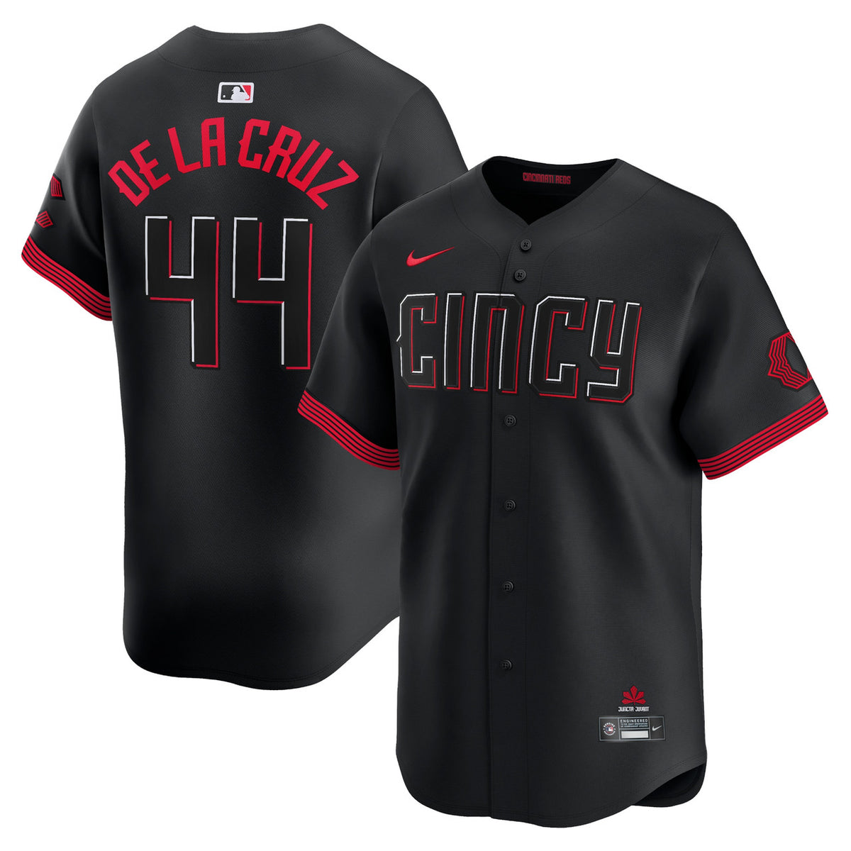 Elly De La Cincinnati Reds Nike Cruz City Connect Limited Player Jersey - Black