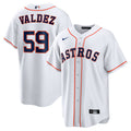 Framber Valdez #59 Houston Astros Nike Home Limited Jersey - White