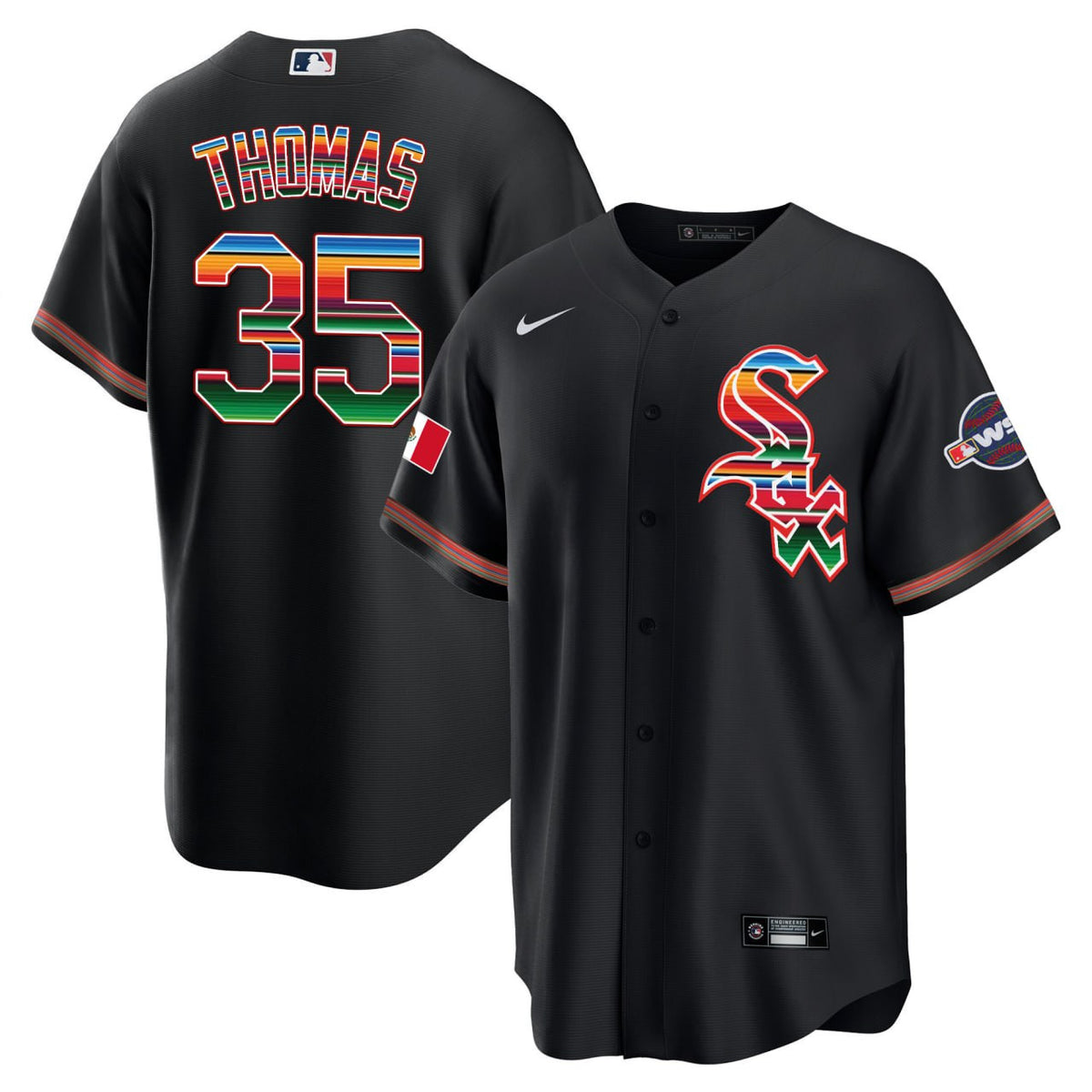 Frank Thomas #35 Chicago White Sox Hispanic Heritage Night Limited Jersey