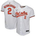 Gunnar Henderson #2 Baltimore Orioles Nike Youth Home Limited Player Jersey - White