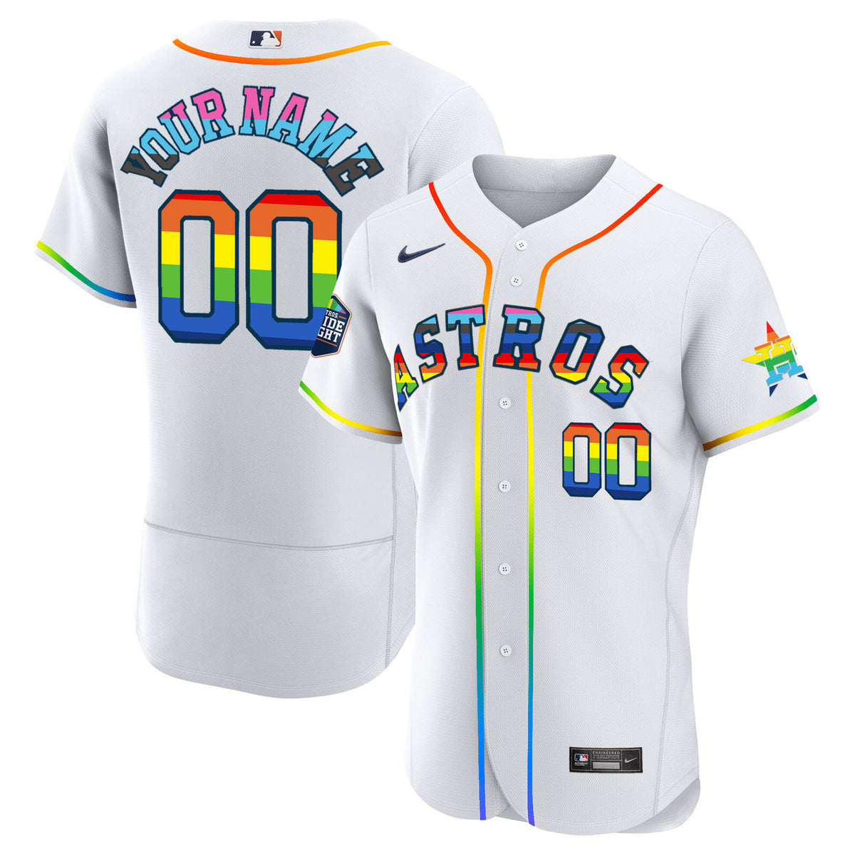 Houston Astros 2023 Pride Limited Custom Jersey
