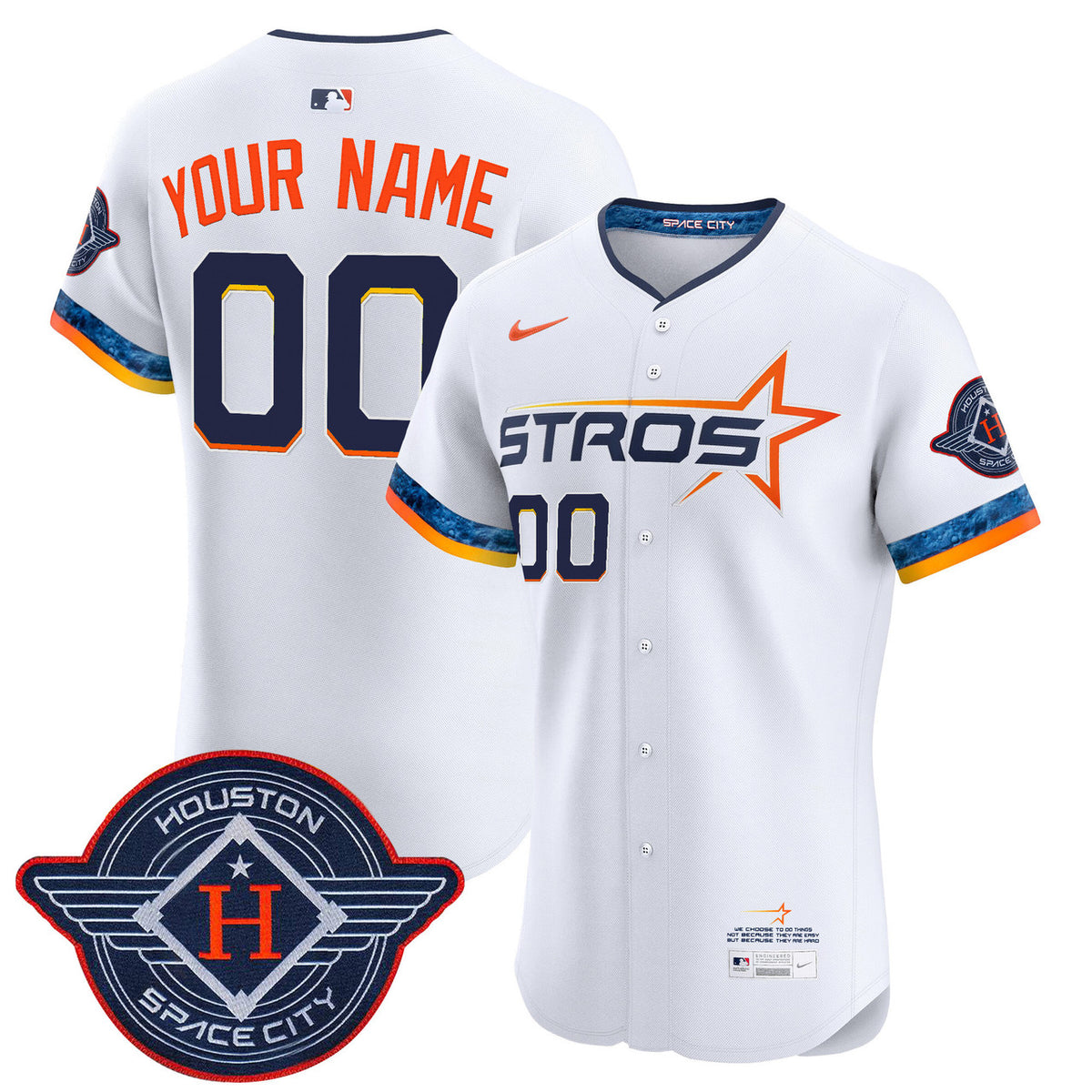 Houston Astros 2025 City Connect Vapor Premier Elite Custom Jersey