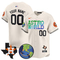 Houston Astros Cactus Jack Astro World Vapor Premier Limited Custom Jersey