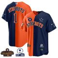 Dallas Cowboys Houston Astros Split Limited Baseball Jersey