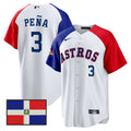 Houston Astros Dominican Republic Flag Limited Jersey