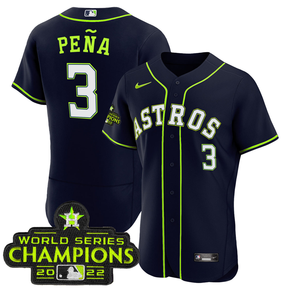 Houston Astros Flex Base Fan Made Limited Jersey