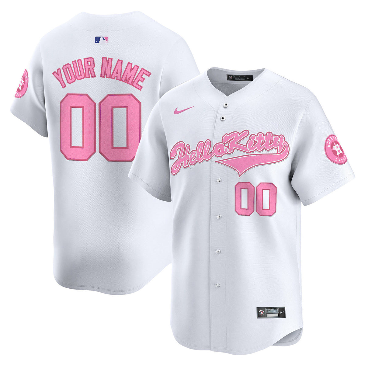 Houston Astros Hello Kitty Vapor Premier Limited Custom Jersey
