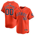 Houston Astros Nike Alternate Limited Custom Jersey - Orange