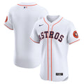 Houston Astros Nike Home Vapor Premier Elite Patch Jersey - White
