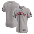 Houston Astros Nike Road Vapor Premier Elite Patch Jersey - Gray