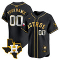 Texas Patch Houston Astros Vapor Premier Limited Custom Jersey