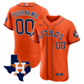 Texas State Houston Astros Patch Limited Custom Jersey
