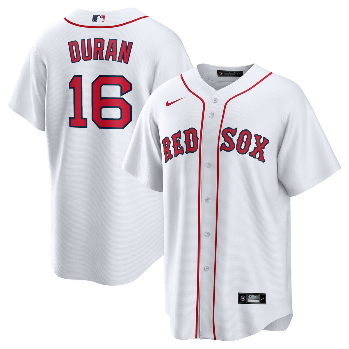 Jarren Duran #16 Boston Red Sox Nike Home Limited Player Jersey - White
