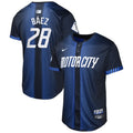 Javier Baez #28 Detroit Tigers Nike Youth 2024 City Connect Limited Jersey - Navy