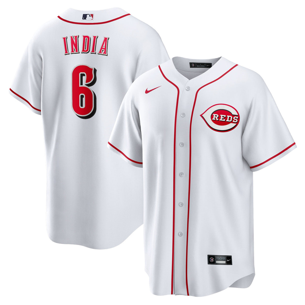 Jonathan India #6 Cincinnati Reds Nike Limited Player Jersey - White