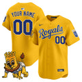 Kansas City Royals Sluggerrr Patch Vapor Premier Limited Custom Jersey