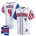 Ketel Marte #4 Arizona Diamondbacks Independence Day Limited Jersey