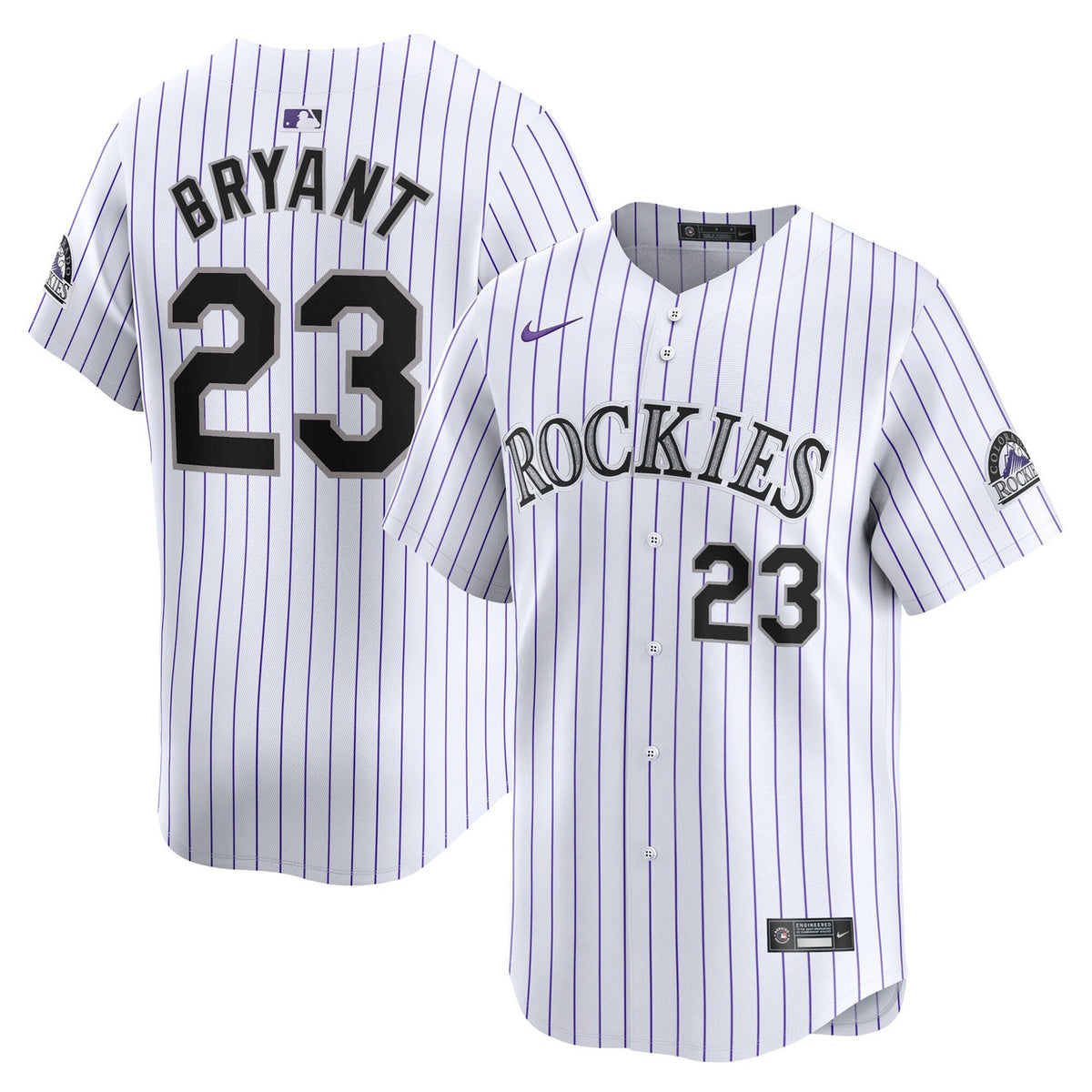 Kris Bryant #23 Colorado Rockies Nike Home Limited Player Jersey - White