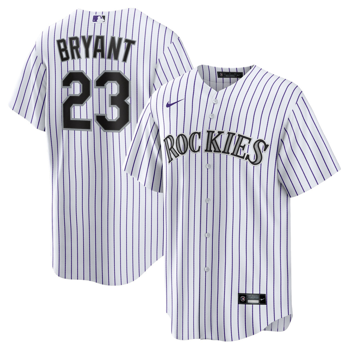 Kris Bryant #23 Colorado Rockies Nike Limited Player Jersey - White Purple