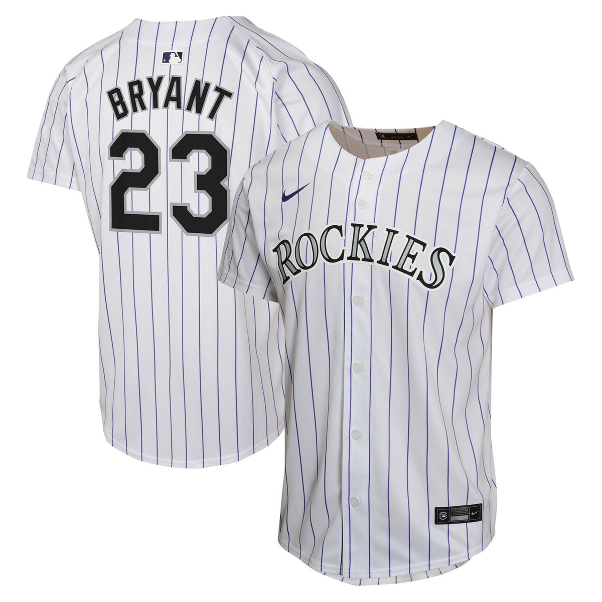 Kris Bryant #23 Colorado Rockies Nike Youth Home Limited Player Jersey - White