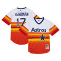 Lance Berkman Houston Astros Mitchell Ness 2004 Cooperstown Authentic Throwback Jersey - White