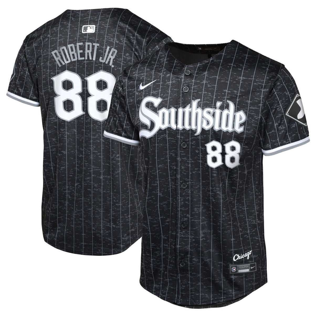 Luis Robert Jr. #88 Chicago White Sox Nike Youth City Connect Limited Player Jersey - Black