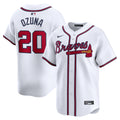 Marcell Ozuna #20 Atlanta Braves Nike Home Limited Player Jersey - White