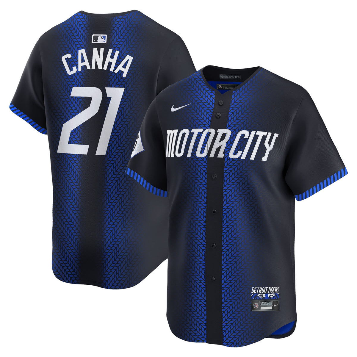 Mark Canha Detroit Tigers Nike 2024 City Connect Limited Jersey - Navy