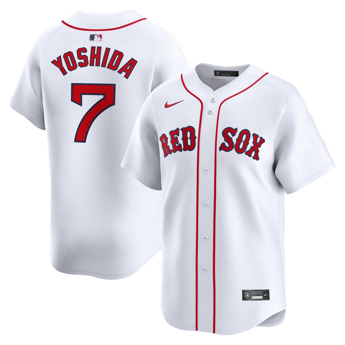 Masataka Yoshida #7 Boston Red Sox Nike Home Limited Player Jersey - White