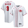 Matt Mclain #9 Cincinnati Reds Nike Home Limited Jersey - White