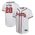 Matt Olson #28 Atlanta Braves Nike Youth Home Limited Player Jersey - White