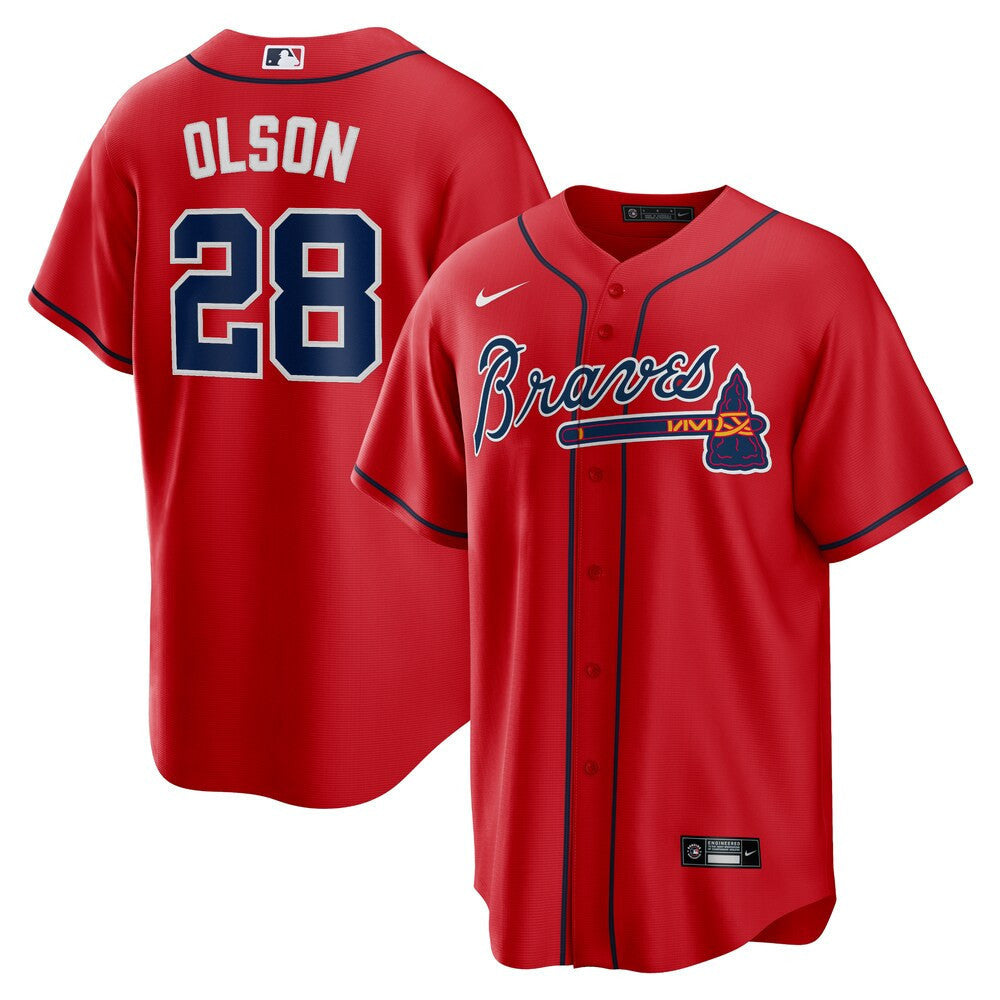 Matt Olson #28 Atlanta Braves Limited Jersey - Red