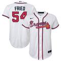 Max Fried #54 Atlanta Braves Nike Youth Alternate Limited Player Jersey - White