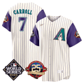 Arizona Diamondbacks Men'S 2023 World Series Patch Limited Throwback Jersey